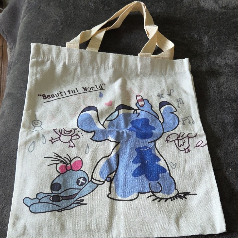 Cute Cartoon Canvas Tote Bag